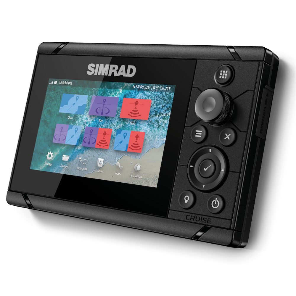 Simrad Cruise-5 w/ World Basemap and 83/200kHz Transducer - Marina Wassersport GmbH