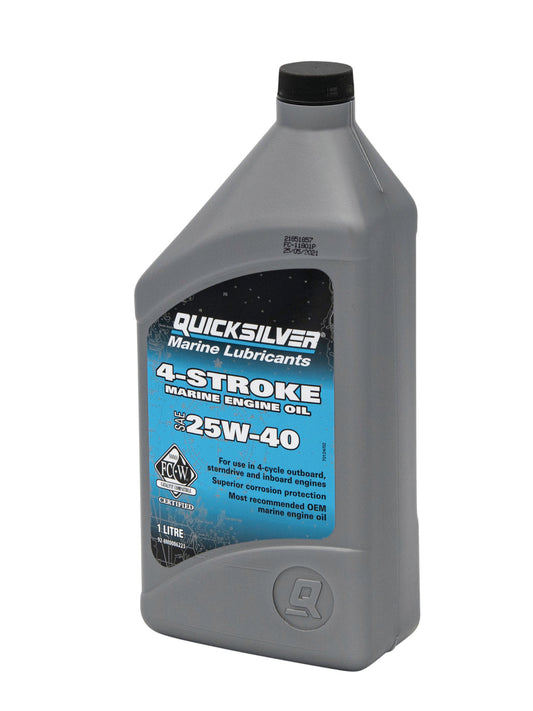 Quicksilver 4-Takt 25W-40 mineralisch Motoröl 1 Liter