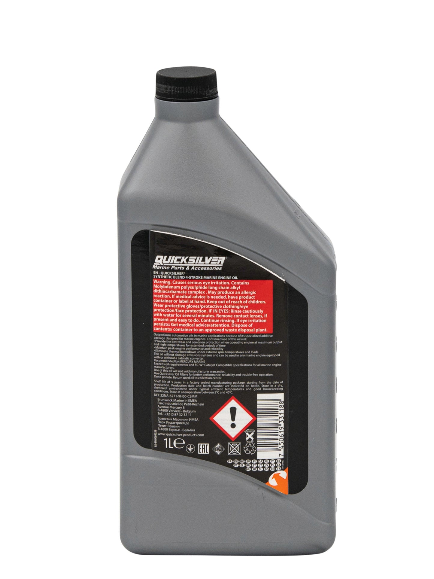 Quicksilver 4-Takt 25W-40 synthetisch Motoröl 1 Liter