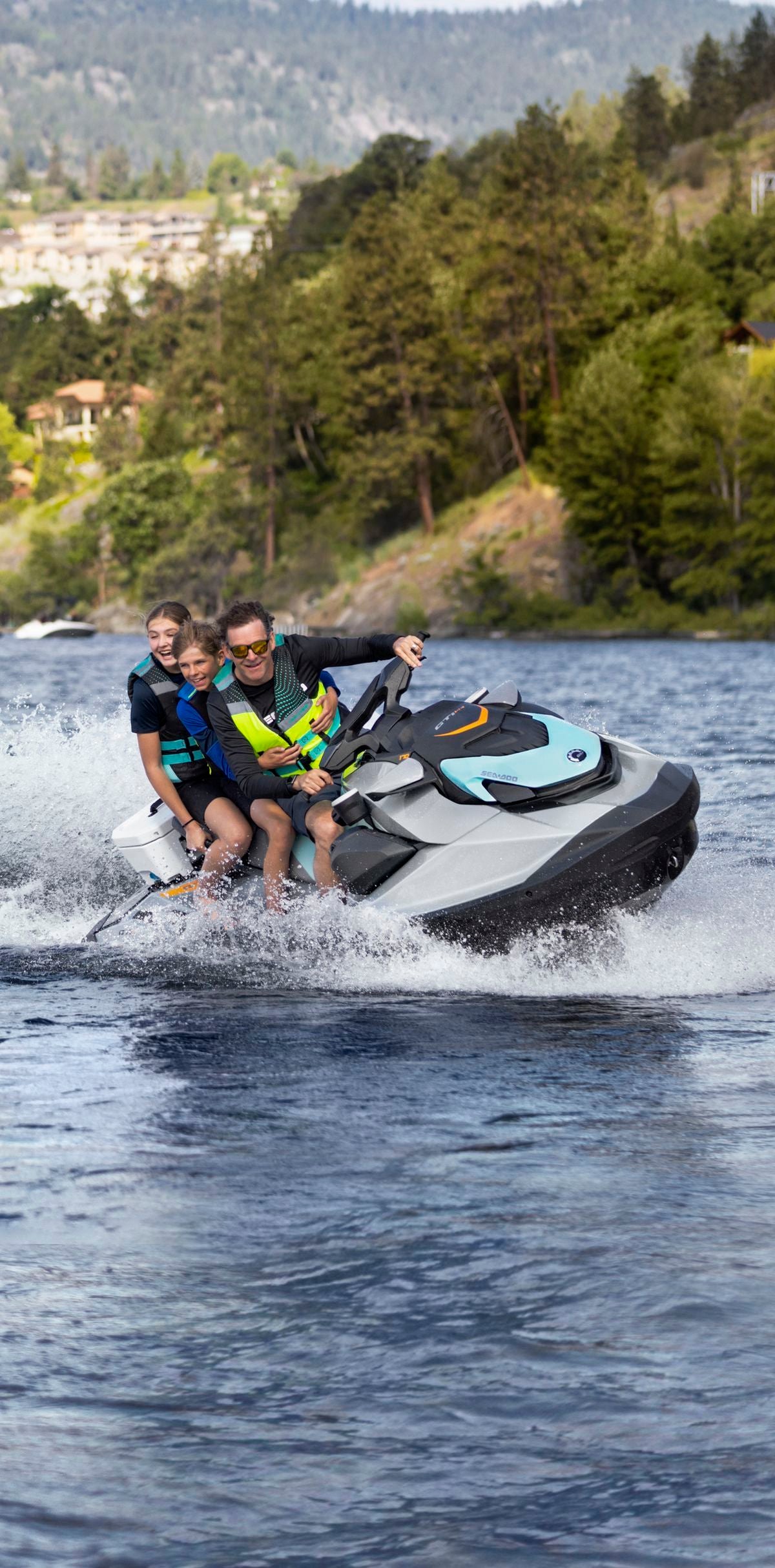 SeaDoo GTI SE 170 Jetski Modell 2023 - Ice Metal / Neo Mint