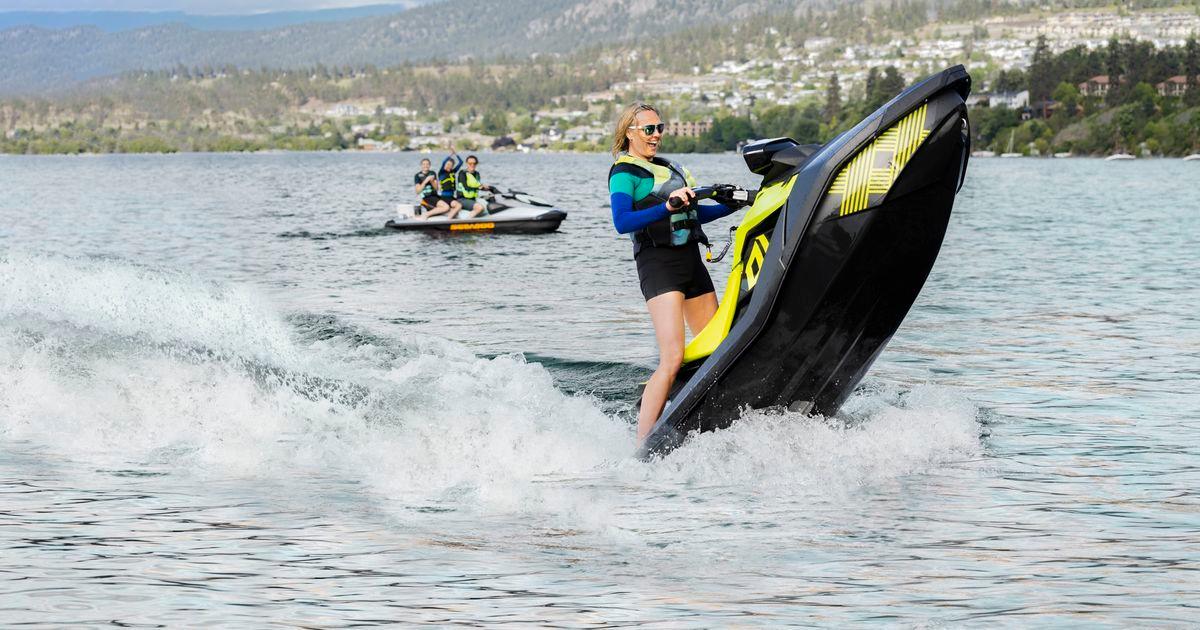 SeaDoo Spark Trixx 2UP 90 iBR Jetski Modell 2023 - Manta Green