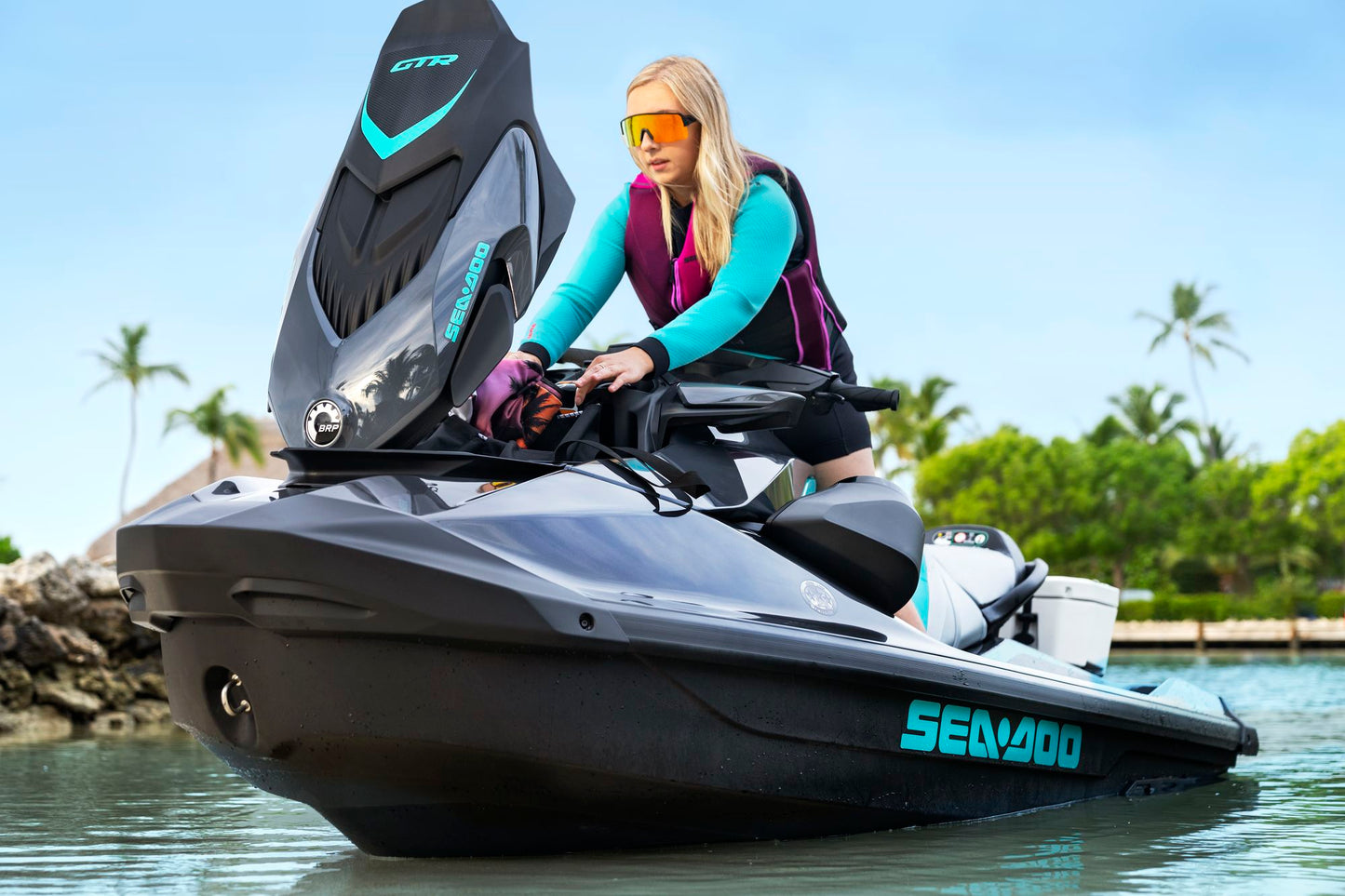 SeaDoo GTR 230 Jetski Modell 2024 - Eclipse Black / Reef Blue