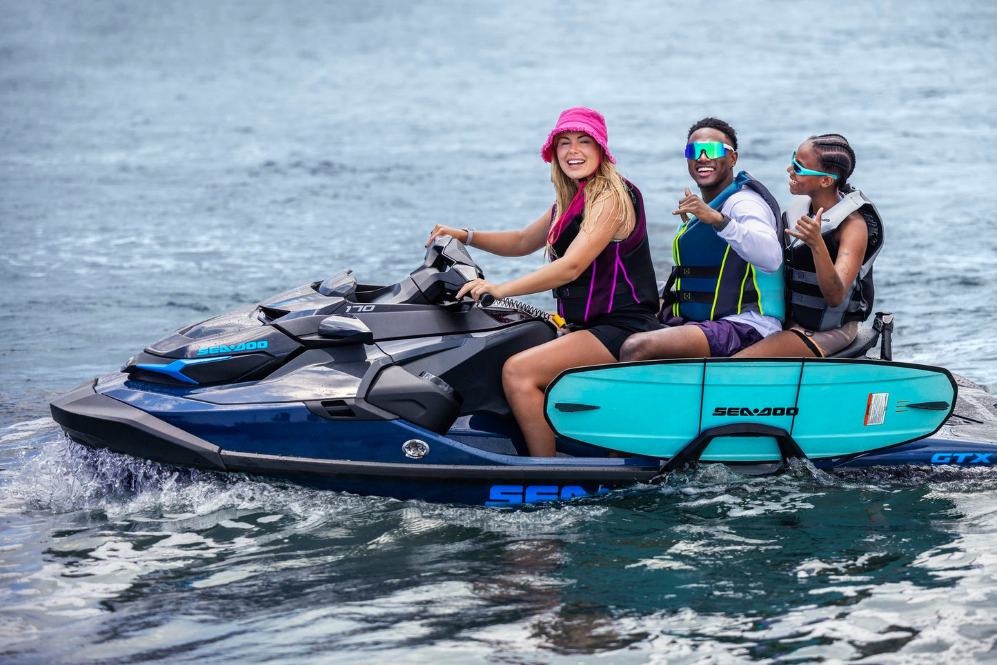 SeaDoo GTX 170 iDF Jetski Modell 2024 - Blue Abyss / Gulfstream Blue