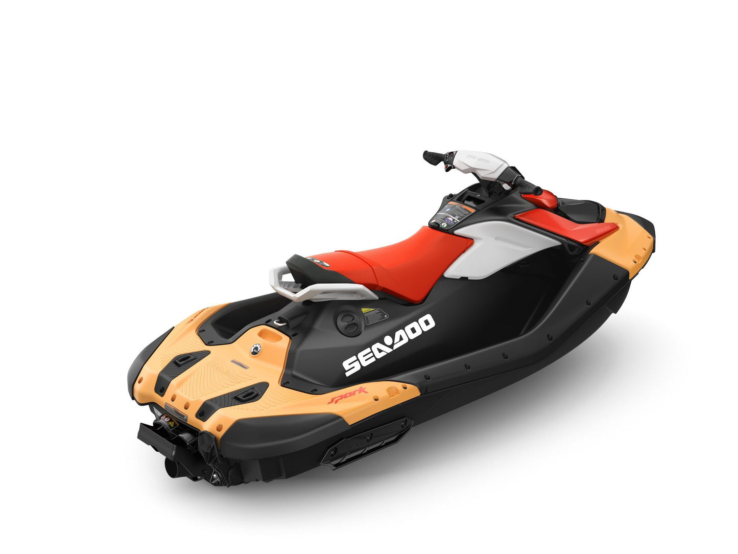 SeaDoo Spark 2UP 90 iBR Jetski Modell 2024 - Sunrise Orange / Dragon Red
