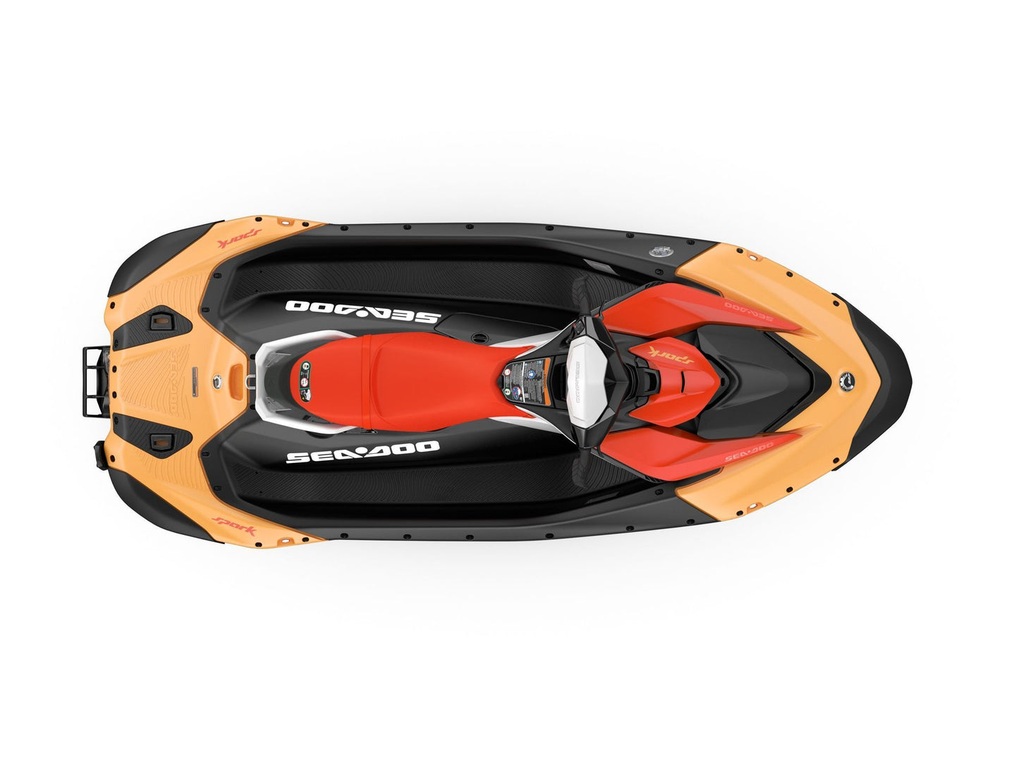 SeaDoo Spark 2UP 90 iBR Jetski Modell 2024 - Sunrise Orange / Dragon Red