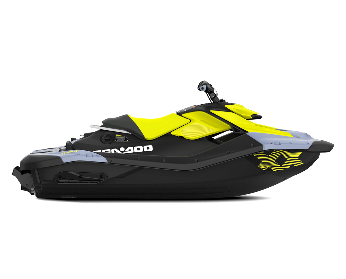 SeaDoo Spark Trixx 1UP 90 iBR  Jetski Modell 2024 - Vapor Blau / Neongelb