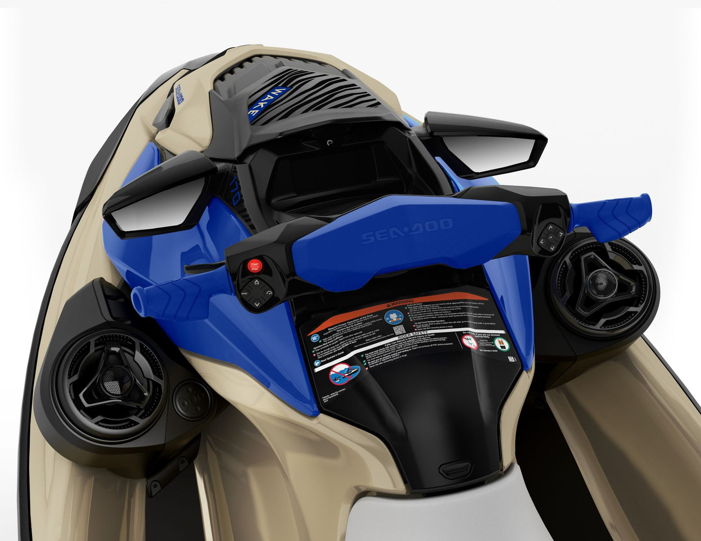 SeaDoo Wake Pro 230 Audio iDF Jetski Modell 2025 - Sand / Dazzling Blue - Marina Wassersport GmbH