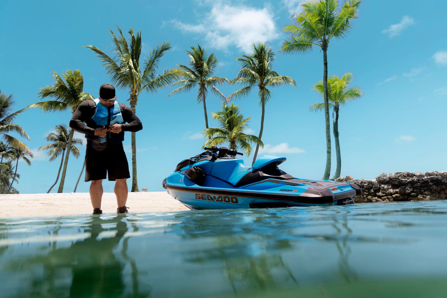 SeaDoo RXP-X RS 325 Audio Jetski Modell 2026 - Gulfstream Blue (Premium Color)