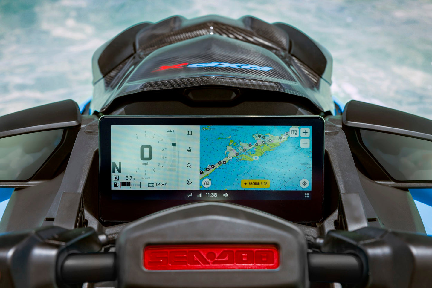 SeaDoo RXP-X RS 325 Audio Jetski Modell 2026 - Gulfstream Blue (Premium Color)