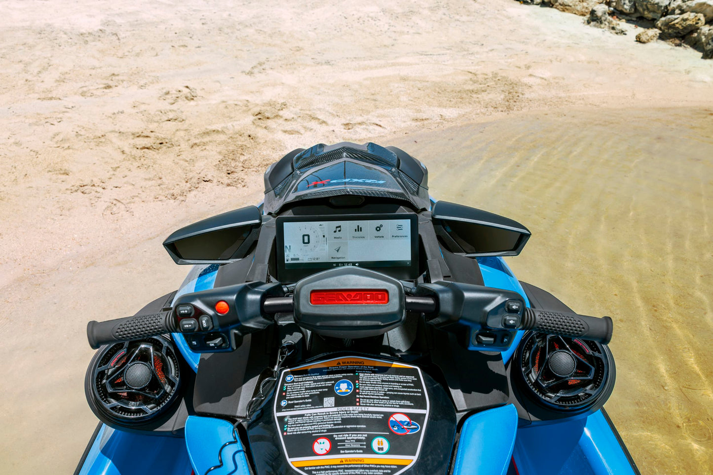 SeaDoo RXP-X RS 325 Audio Jetski Modell 2026 - Gulfstream Blue (Premium Color)