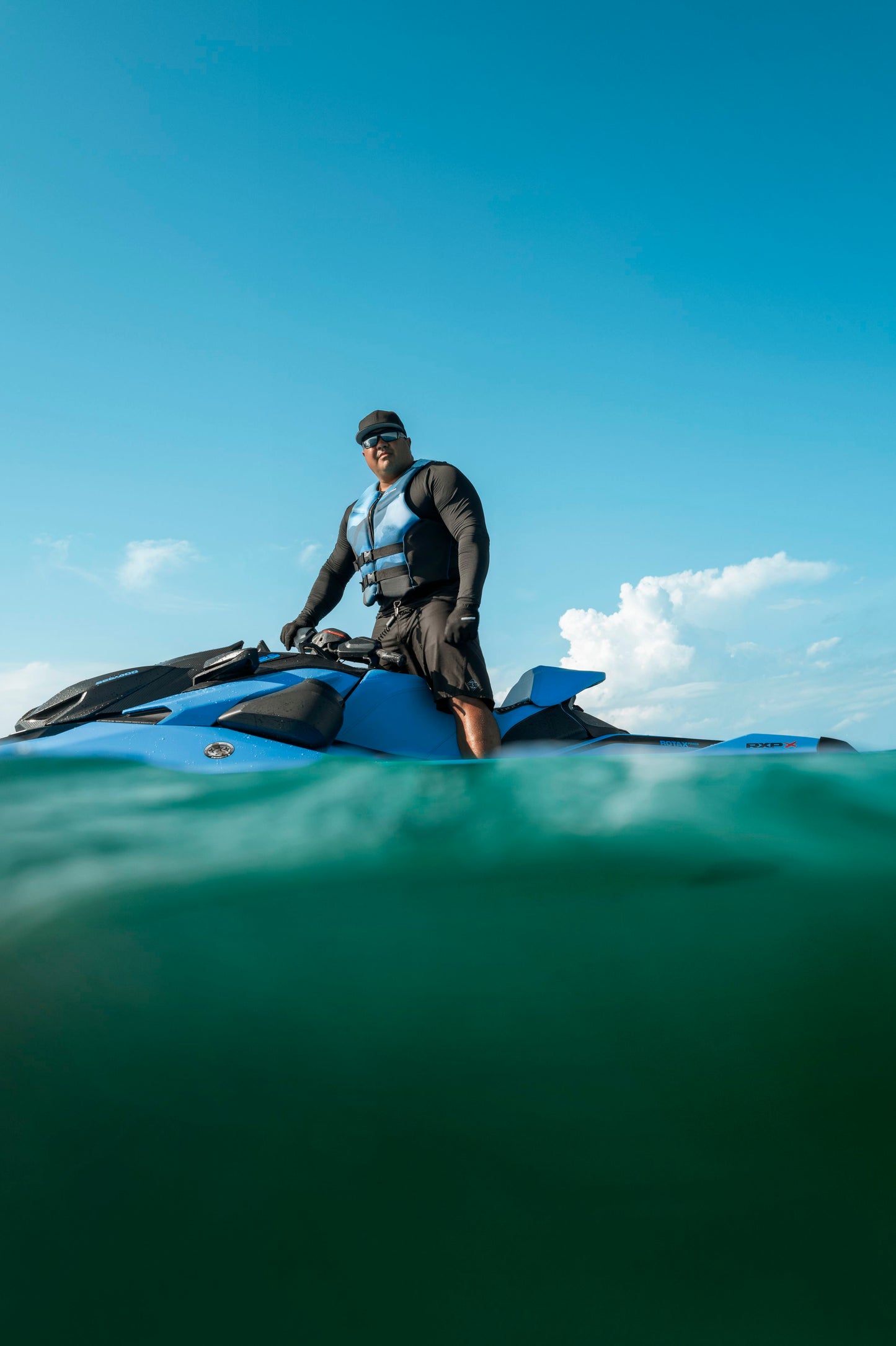 SeaDoo RXP-X RS 325 Audio Jetski Modell 2026 - Gulfstream Blue (Premium Color)