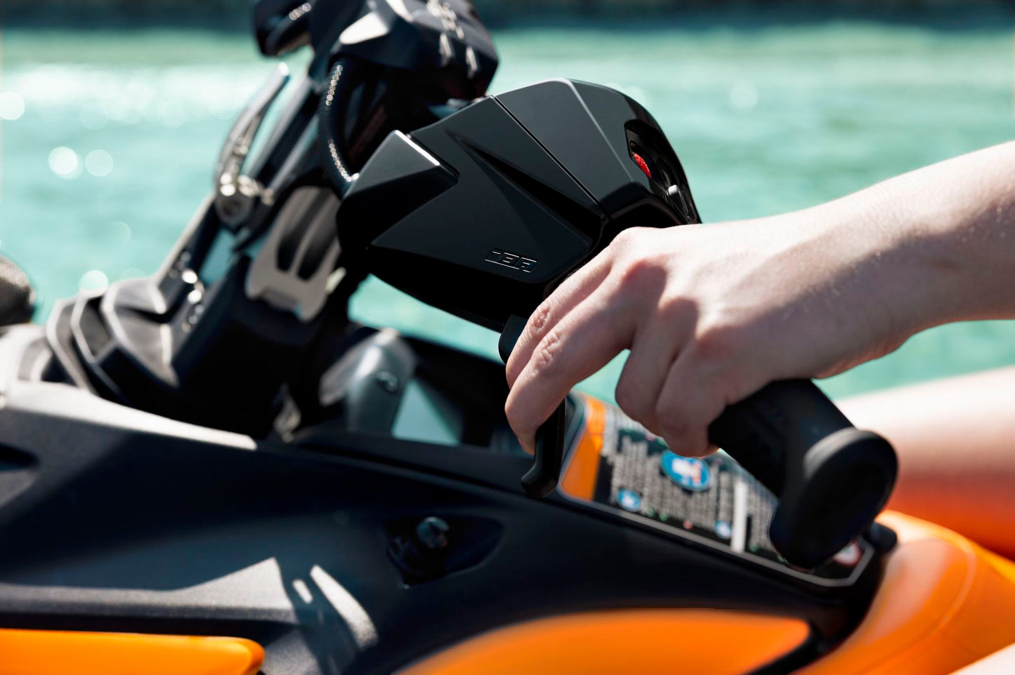 SeaDoo Spark Trixx 1UP 90 iBR Jetski Modell 2026 - Gulfstream Blue / orange Crush