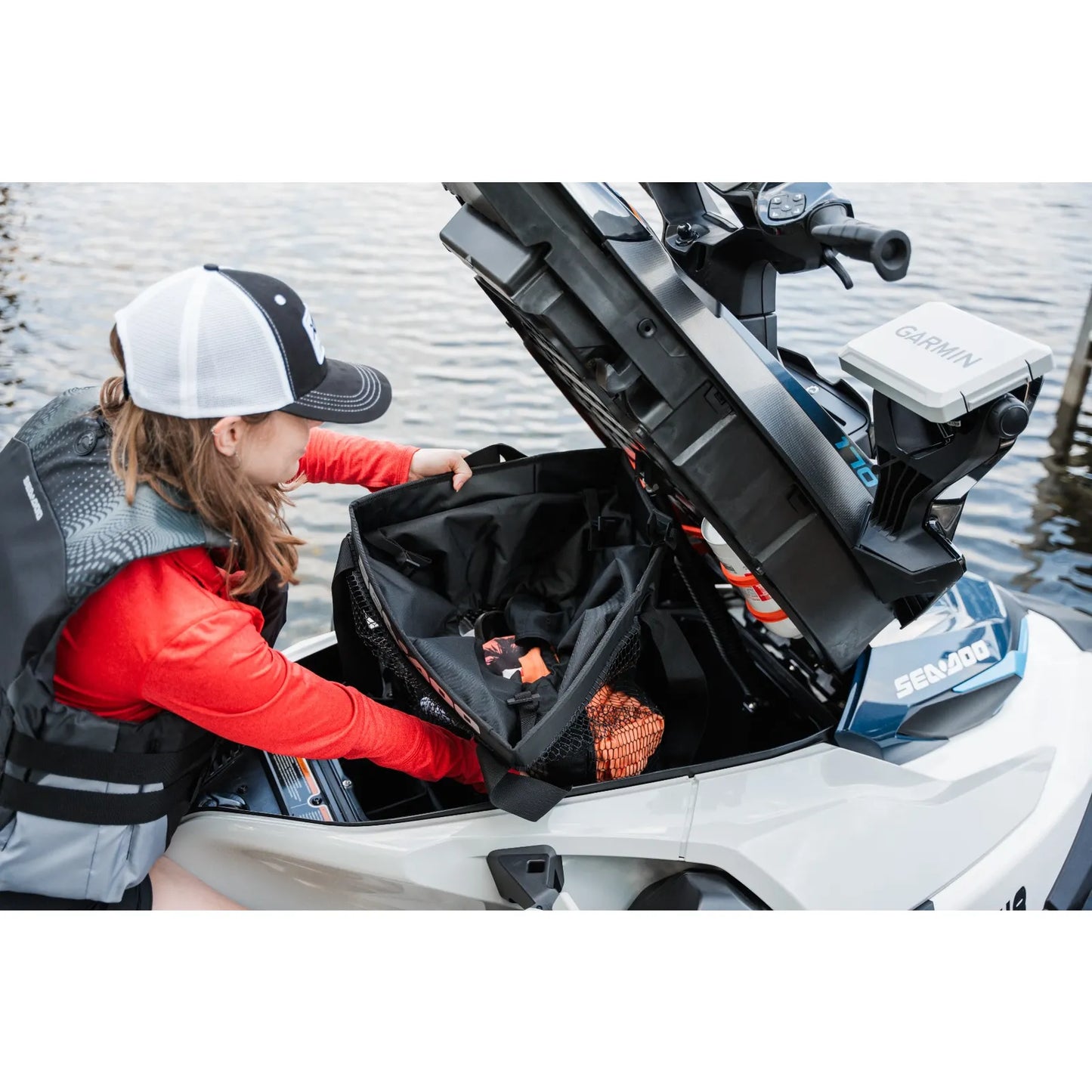 Sea-Doo 9.8 US Gal (37 L) Removable Storage Bin Organizer | Teilenummer 295100732