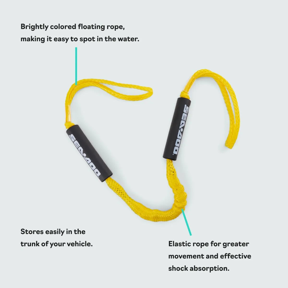 Sea-Doo Dock Tie – Stoßgepolsterte Befestigungsleine | Teilenummer 295100851