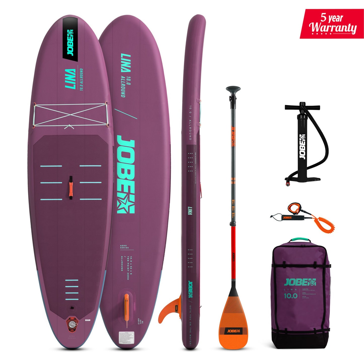 Jobe Aero Lina SUP Board 10.0 Paket