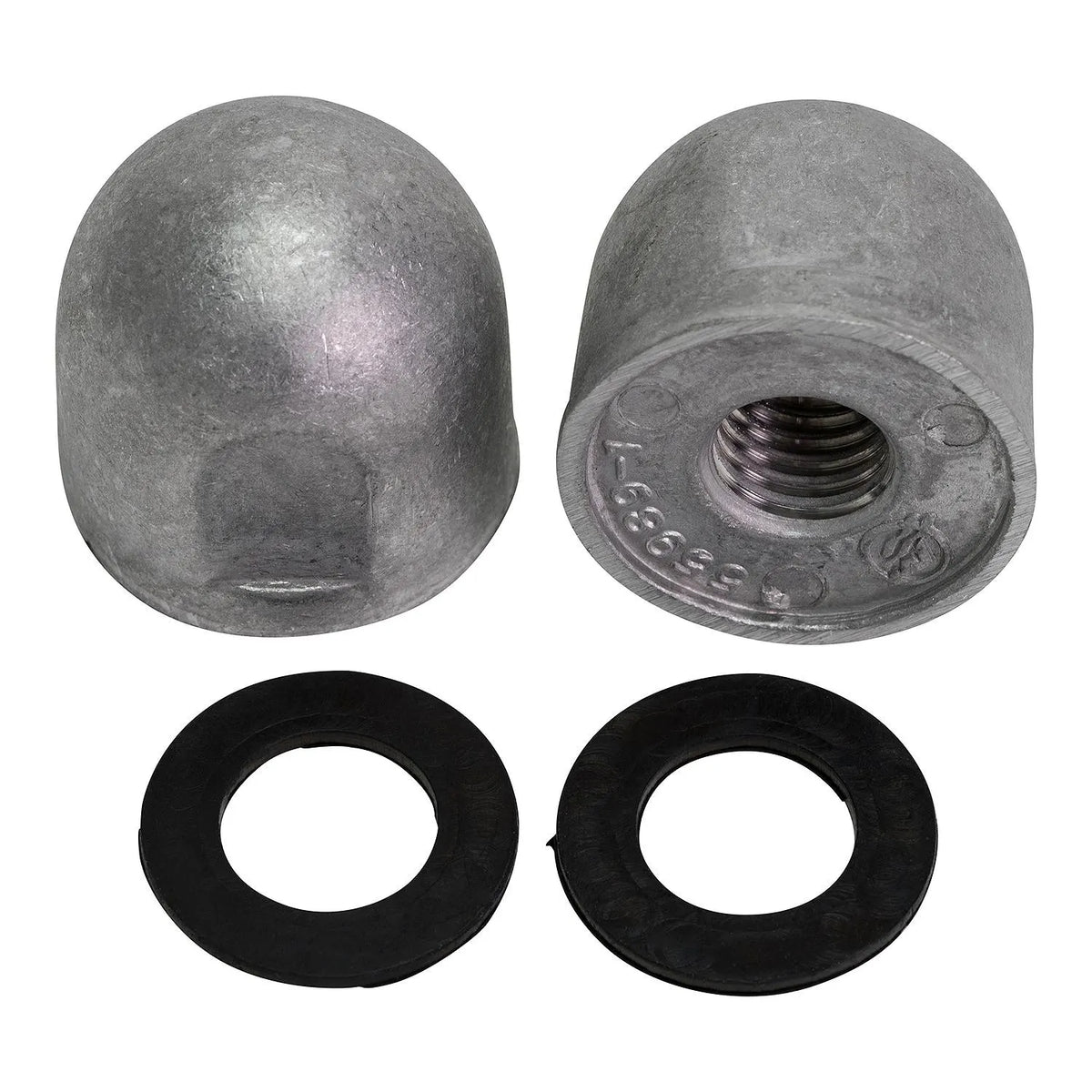 Quicksilver 55989Q9 – Aluminium-Anoden für MerCruiser Transom-Plate-Muttern