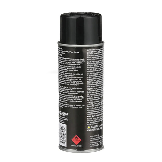 Quicksilver 802878Q1 – Mercury Phantom Black Gloss Spray Paint (340 g)