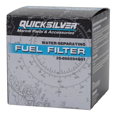 Quicksilver 866594Q01 Wasserabscheidender Kraftstofffilter für MerCruiser Vazer & 3.0L MPI EC