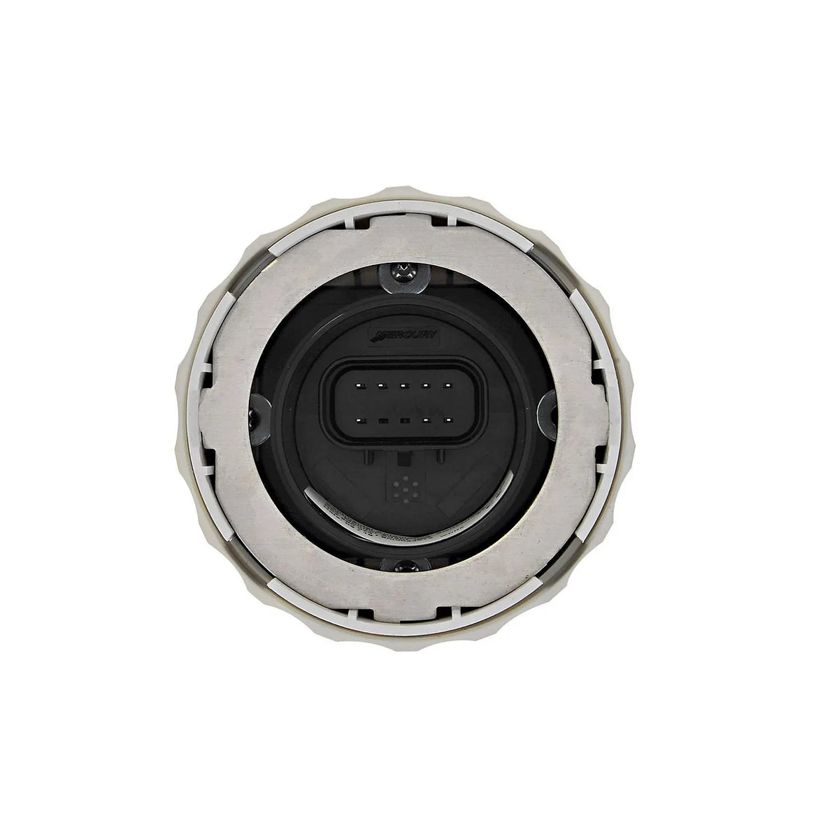 Mercury SmartCraft SC1000 System Monitor – Front Mount, Round, White (892219K20)