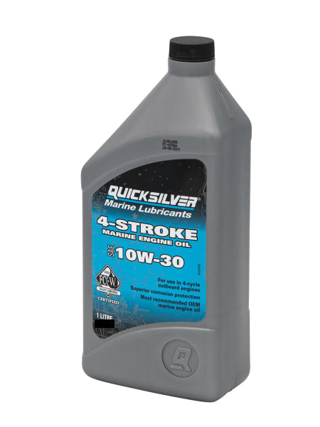 Quicksilver 10W-30 4-Takt Mineralisches Marine-Motoröl – 1 Liter