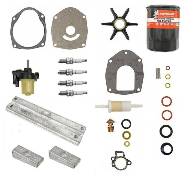 Wartungskit 300h Mercury 40 - 50 - 60PS EFI Standardgetriebe 8M0113483
