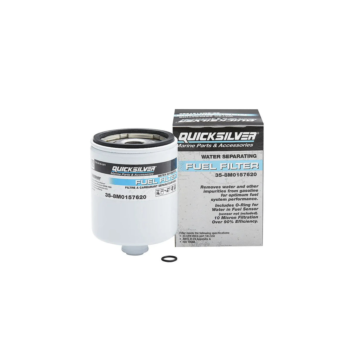 Quicksilver 8M0157620 Wasserabscheidender Kraftstofffilter für L6 Verado Außenborder