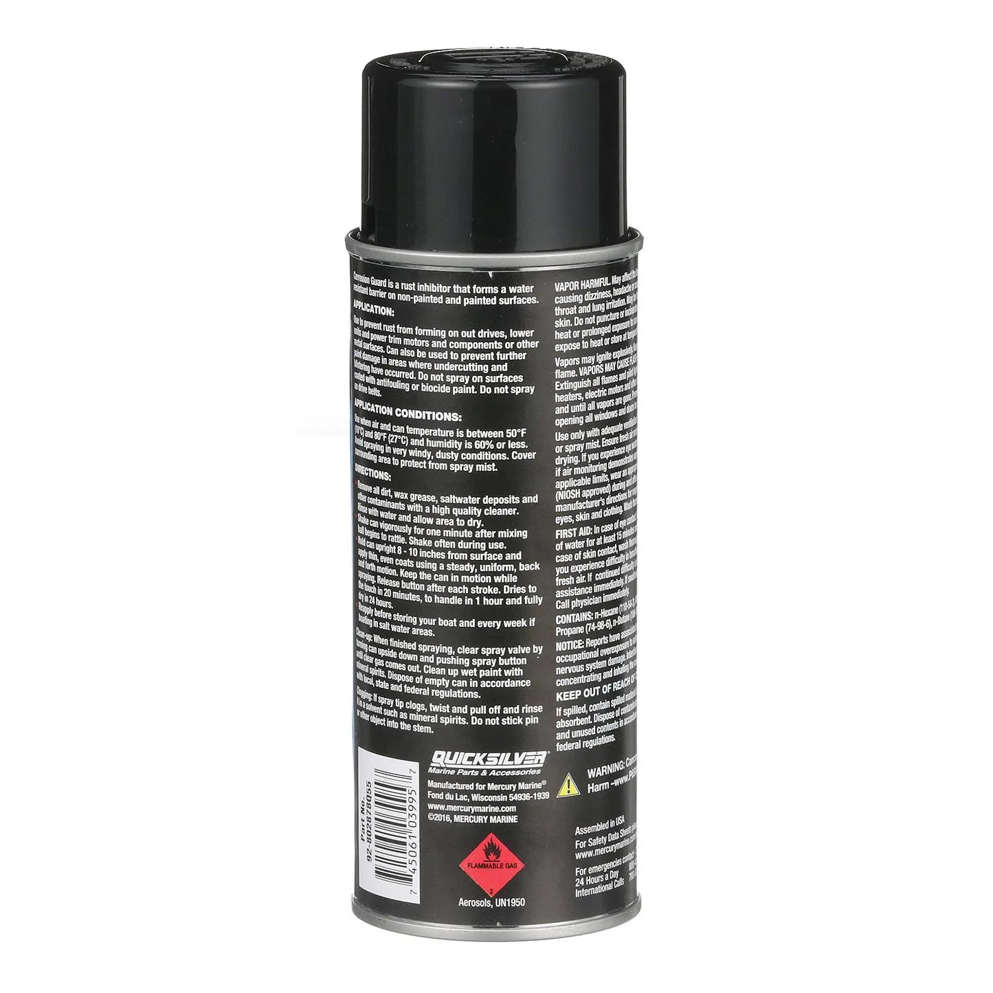 Quicksilver 8M0184794 Corrosion Guard – Rostschutz‑Spray für Metalloberflächen 400ml