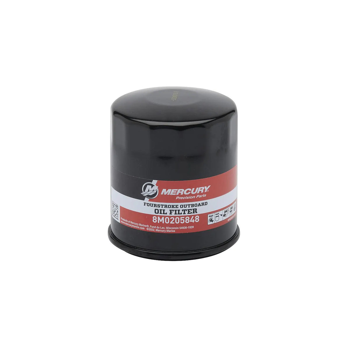 Mercury 8M0205848 Ölfilter für Mercury 5,7L V10 350–425 PS & Mercury Racing 5,7L 400R Außenborder