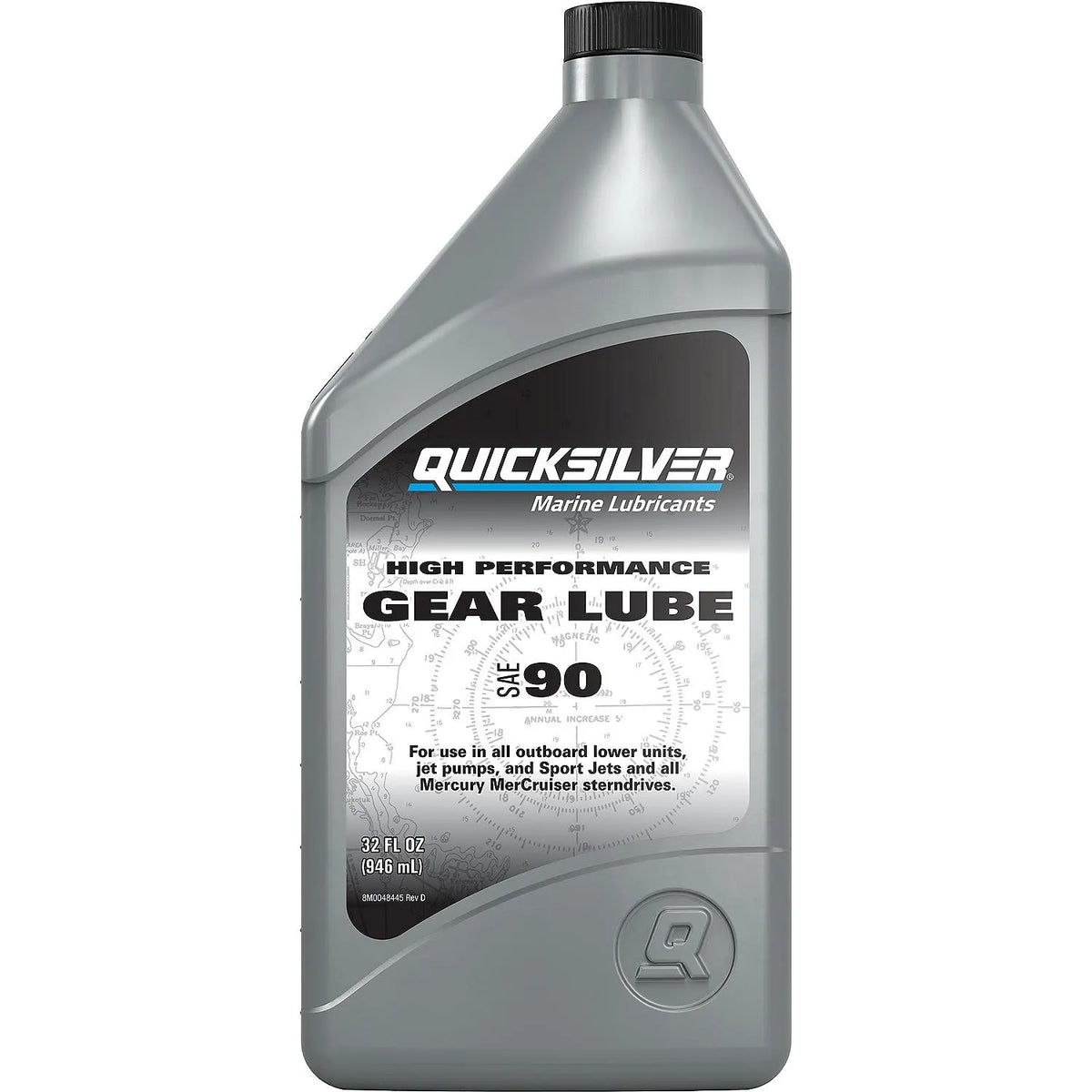 Quicksilver SAE 90 High Performance Getriebeöl – 1 Liter