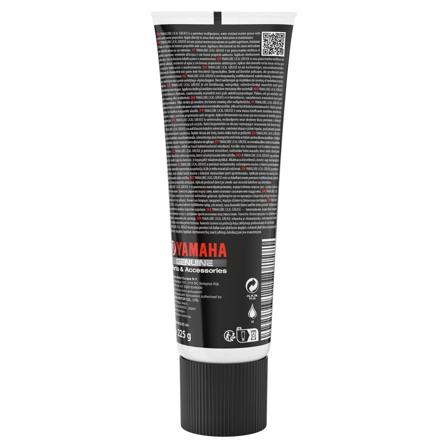 Yamalube wasserbeständiges Mehrzweckfett – Hochleistungs‑Lithium‑Kalzium‑Fett für Marine & Technik