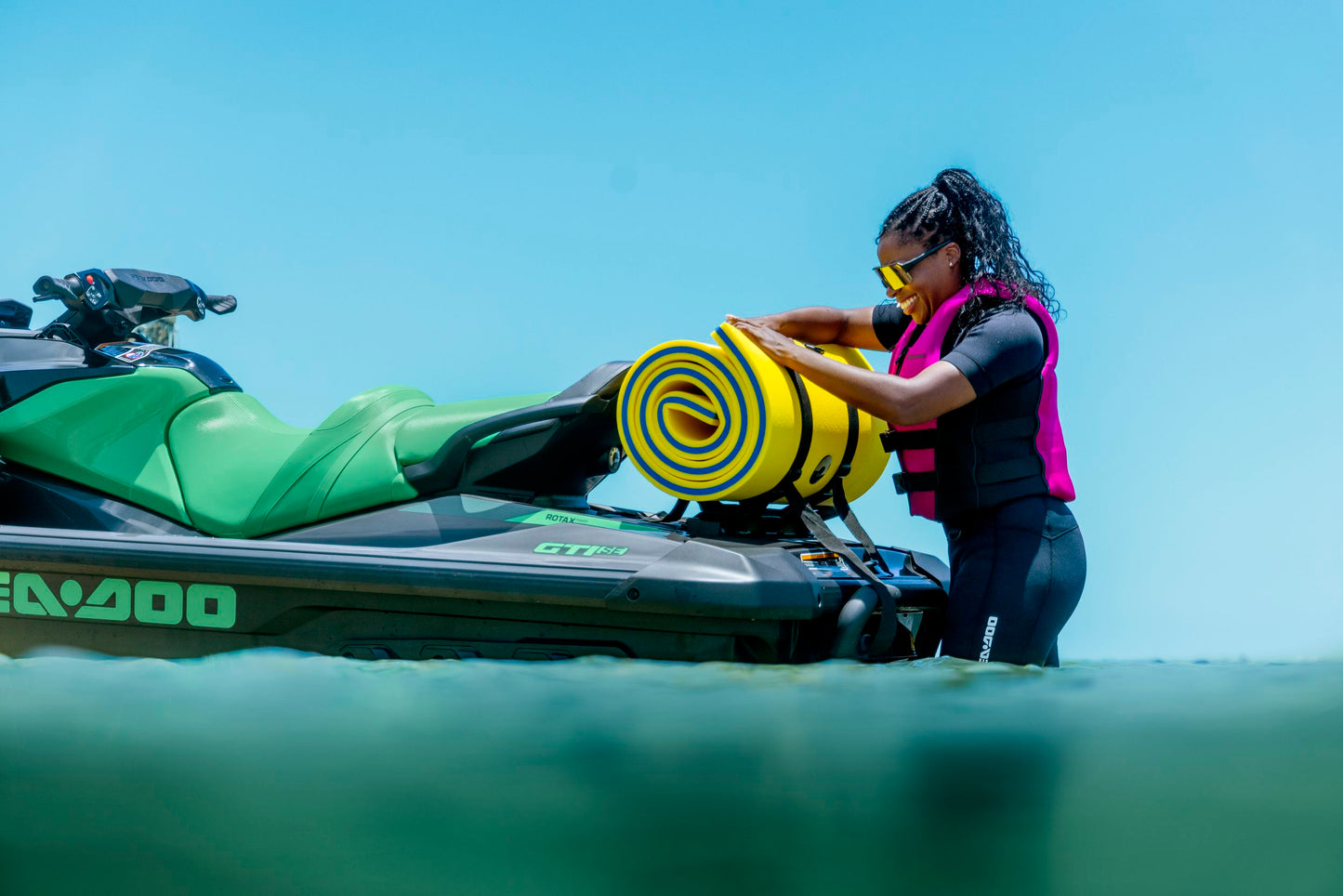 SeaDoo GTI SE 170 Audio iDF Jetski Modell 2026 - Laguna Green