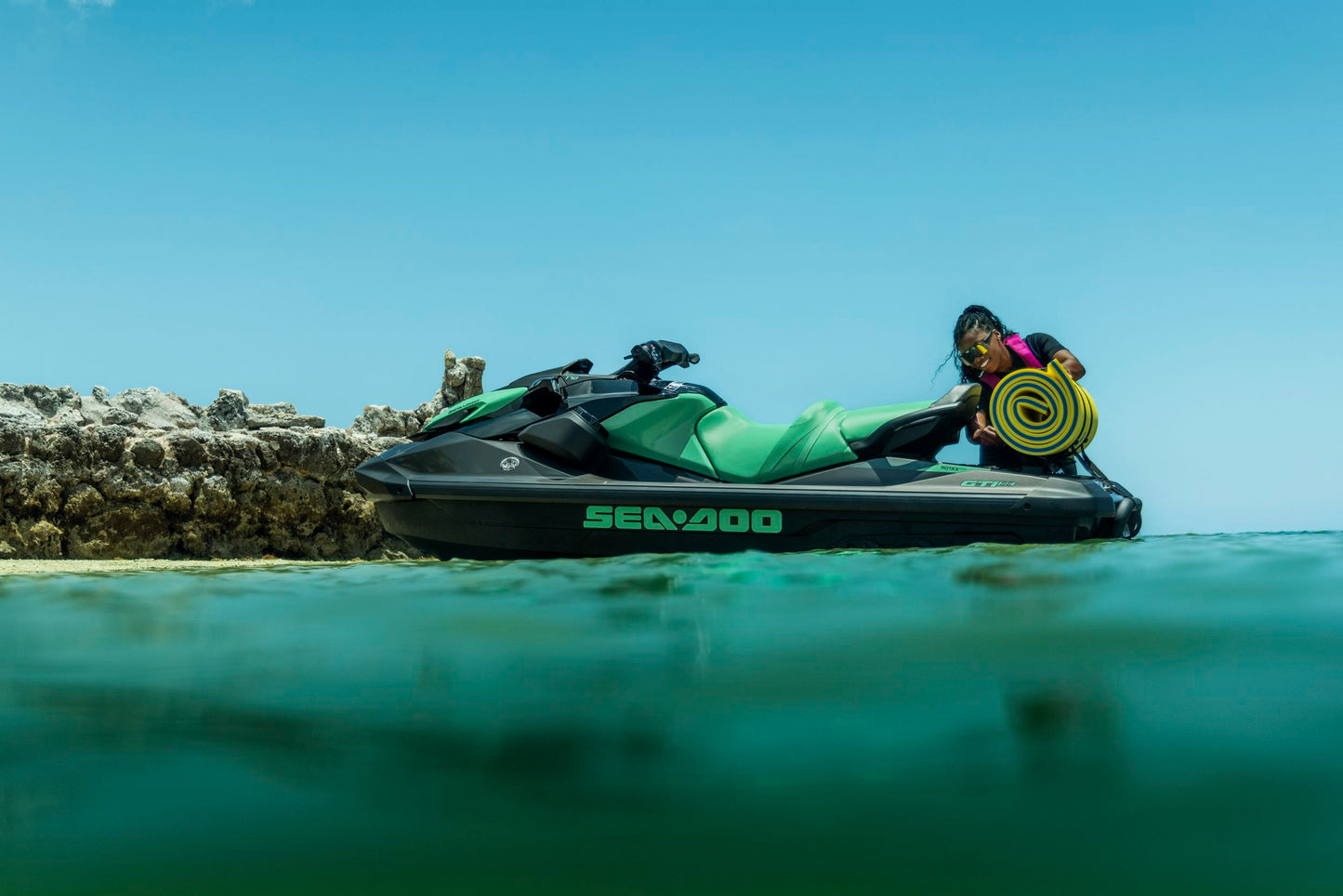 SeaDoo GTI SE 170 Audio iDF Jetski Modell 2026 - Laguna Green
