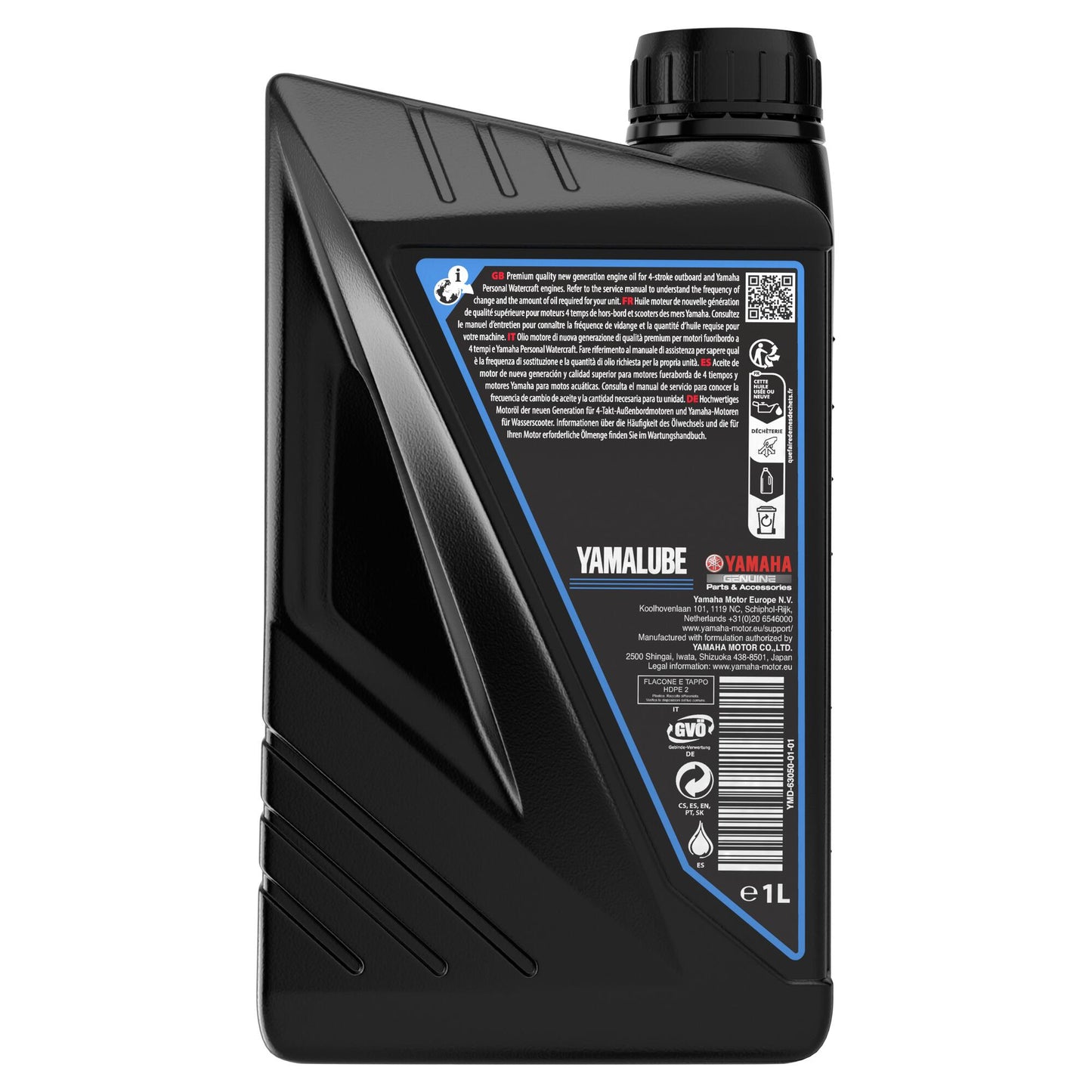 Yamalube Marine 10W-30 Teilsynthetisches Motoröl (S4-M) 1 Liter