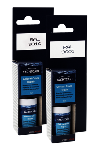 Yachtcare GELCOAT CRACK REPAIR – Repair Kit for Gelcoat Hairline Cracks & Minor Damage RAL 9010