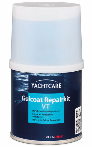 Yachtcare Gelcoat Repair Kit VT – Reparaturset für Gelcoat-Schäden über & unter Wasser