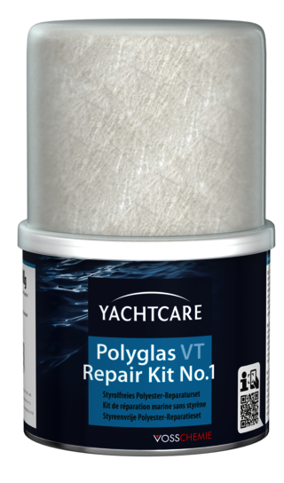 Yachtcare Polyglas Repair Kit VT – Schnellhärtendes GFK‑Reparaturset