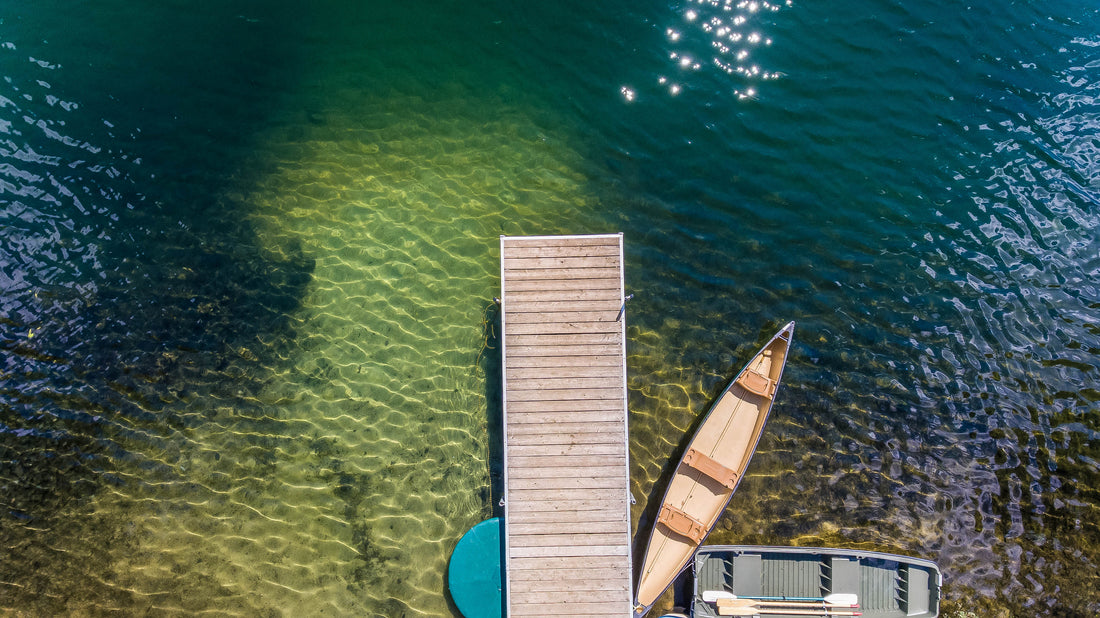Bootssteg im Starnberger See