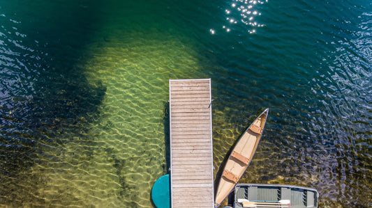 Bootssteg im Starnberger See