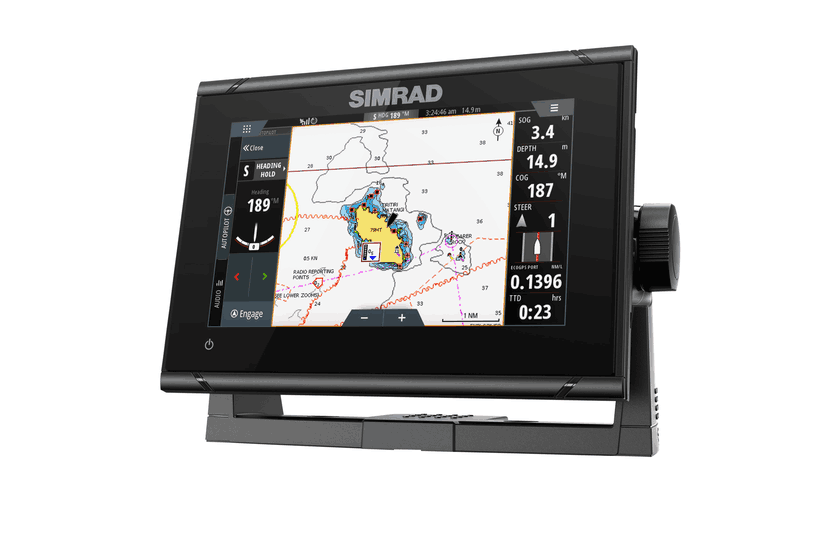 Simrad GO7 XSR – 7″ Multifunktionsdisplay mit Echolot, GPS & WLAN (mit Sonargeber)