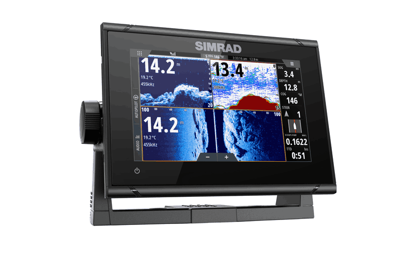 Simrad GO7 XSR – 7″ Multifunktionsdisplay mit Echolot, GPS & WLAN (mit Sonargeber)