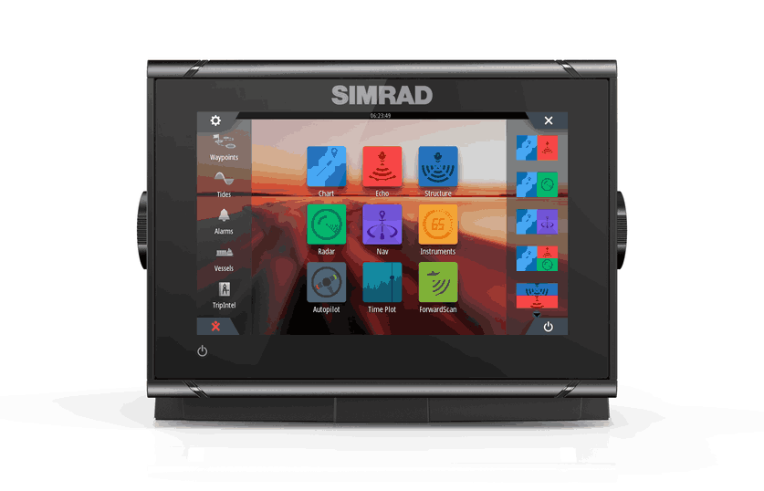 Simrad GO7 XSR – 7″ Multifunktionsdisplay mit Echolot, GPS & WLAN (mit Sonargeber)