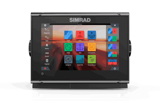 Simrad GO7 XSR – 7″ Multifunktionsdisplay mit Echolot, GPS & WLAN inkl. Active Imaging 3-in-1 Geber | Art.-Nr. 000-14839-001