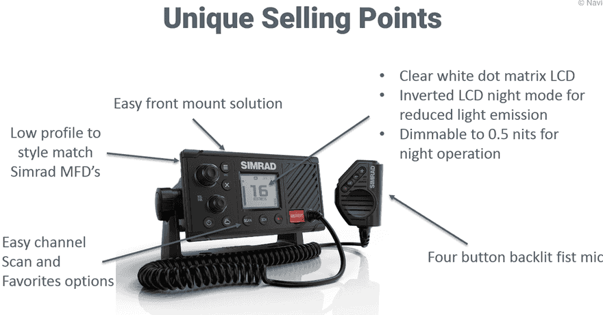Simrad RS20S Class D DSC VHF Funkgerät mit GPS | Art.-Nr. 000-14491-001