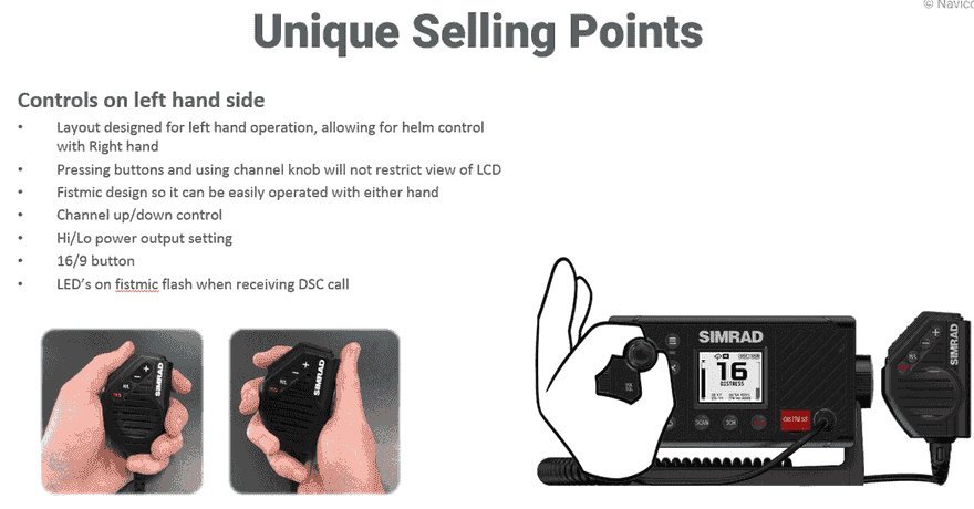 Simrad RS20S Class D DSC VHF Funkgerät mit GPS | Art.-Nr. 000-14491-001