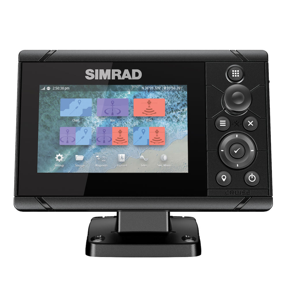 Simrad Cruise-5 w/ World Basemap and 83/200kHz Transducer - Marina Wassersport GmbH