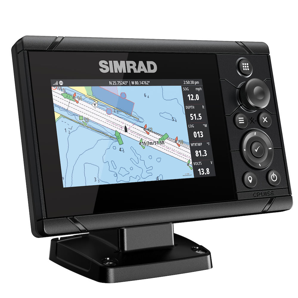 Simrad Cruise-5 w/ World Basemap and 83/200kHz Transducer - Marina Wassersport GmbH