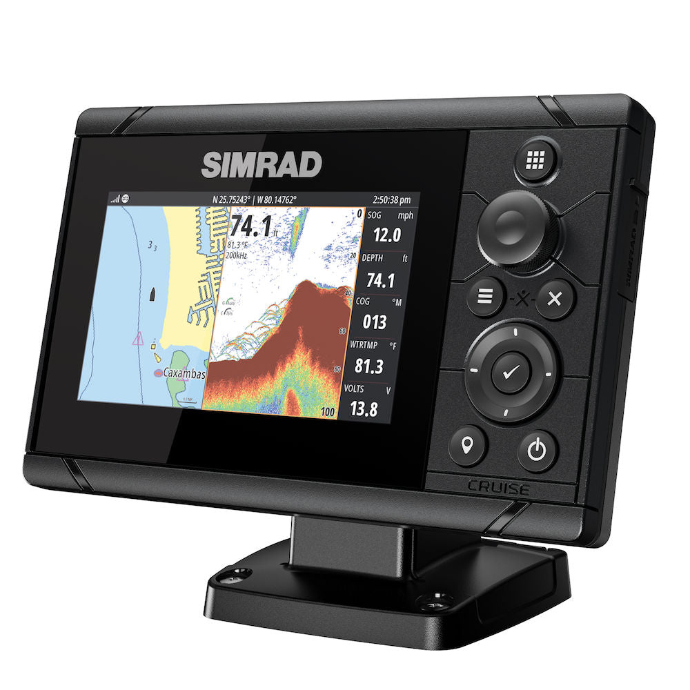 Simrad Cruise-5 w/ World Basemap and 83/200kHz Transducer - Marina Wassersport GmbH