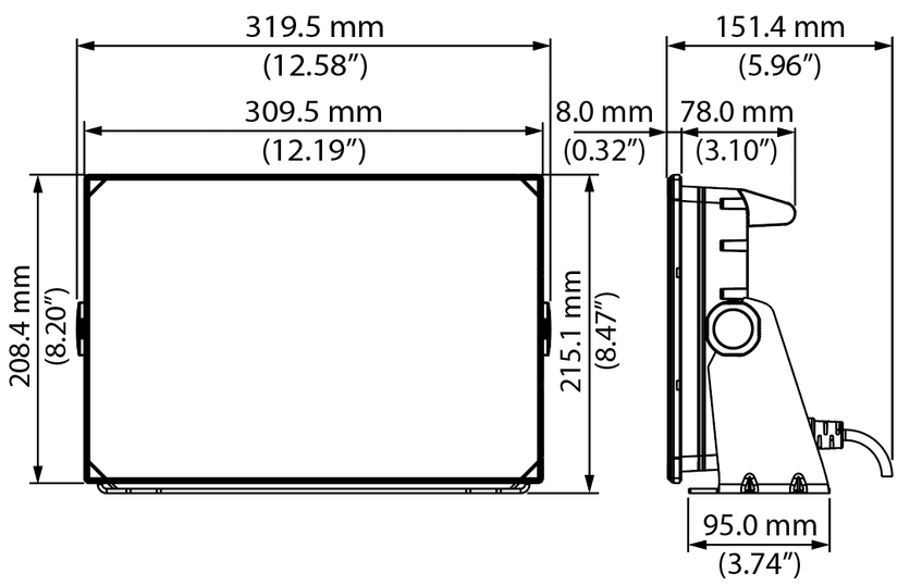 Simrad NSX 3012 – Smart Chartplotter & Fishfinder (12")
