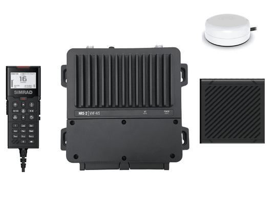 Simrad RS100-B Blackbox VHF Radio mit Class-B AIS, GPS-500 Antenne, HS100 Handset & SP100 Lautsprecher | Art.-Nr. 000-15792-001