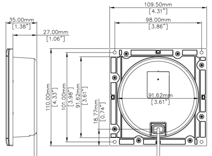 Simrad RS100-B Blackbox VHF Radio mit Class-B AIS, GPS-500 Antenne, HS100 Handset & SP100 Lautsprecher | Art.-Nr. 000-15792-001